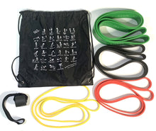 Load image into Gallery viewer, 3x workout band set, T-band + A-band + P-band + Xband + door anchor +Free gift carry bag.