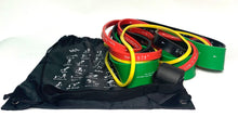 Load image into Gallery viewer, 3x workout band set, T-band + A-band + P-band + Xband + door anchor +Free gift carry bag.