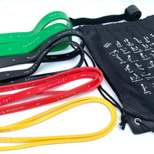 Load image into Gallery viewer, 3x workout band set, T-band + A-band + P-band + Xband + door anchor +Free gift carry bag.